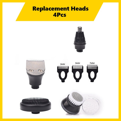 4 Pieces Replacement Shaver Head Electric Shaver