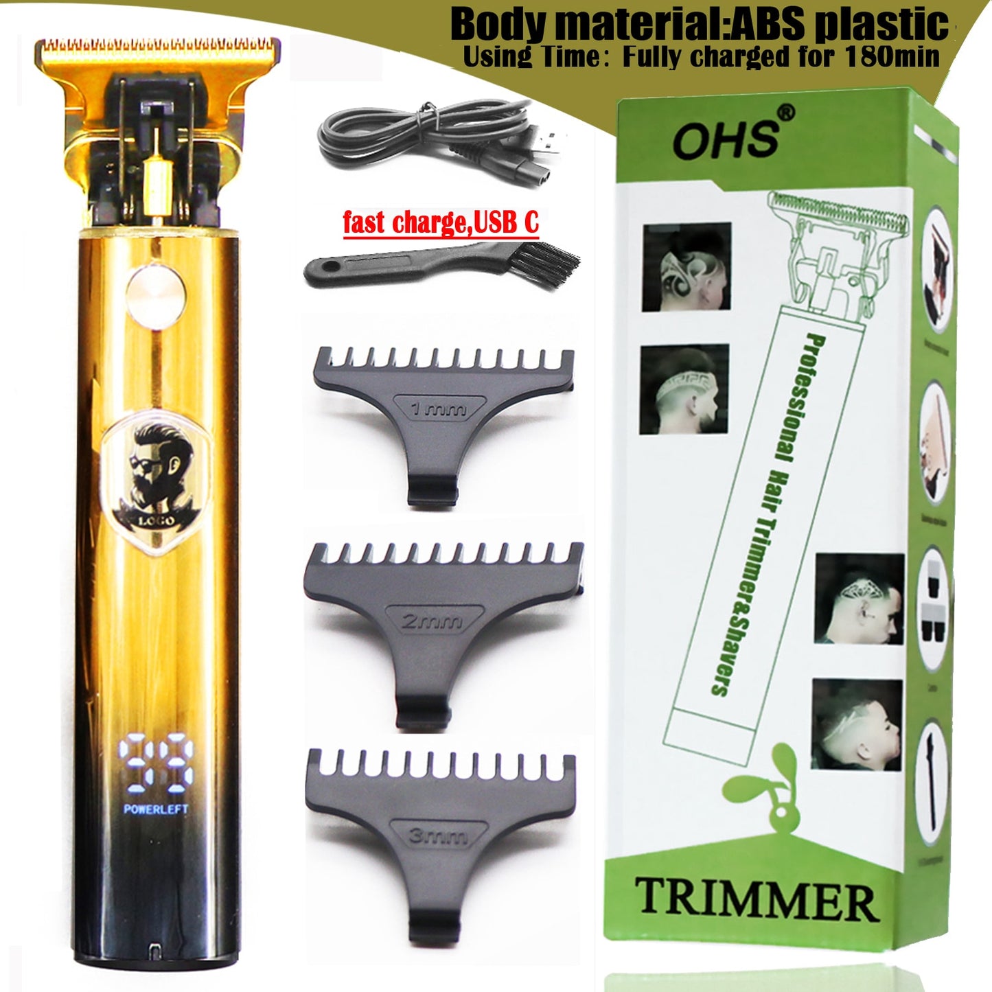 Electric Clipper For Men Hair Cutting