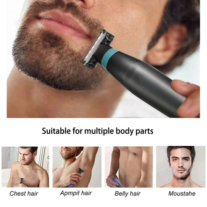 Electric Men’S Shaver Usb Wireless Beard Trimmer