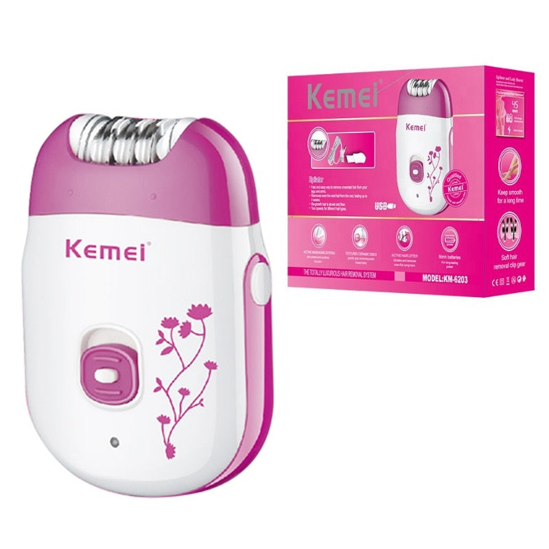 Powerful Electric Epilator For Women Facial Body Hair Removal