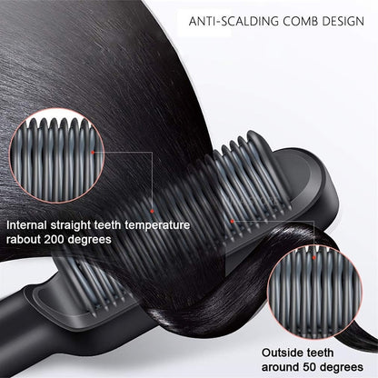 NEW Hair Straightener Men Beard Comb