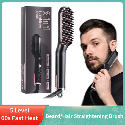 Beard Straightener Brush Multifunctional