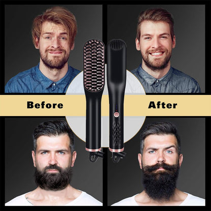 Straightener Multifunctional Brush Beard