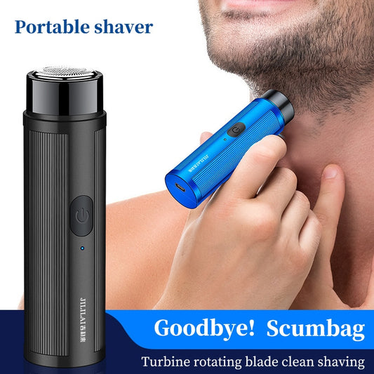 Men Mini Electric Shaver Automatic Razor Trimmer Portable Beard Travel Car Mini Shaver