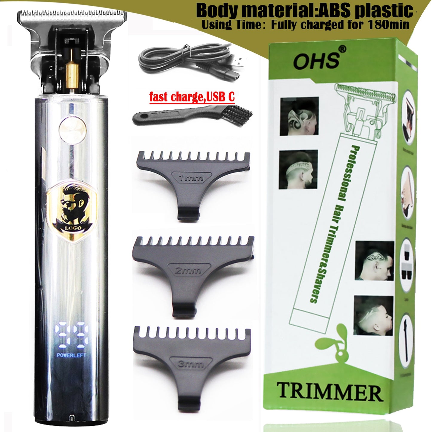 Electric Clipper For Men Hair Cutting