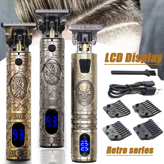 LCD Display Electric Cordless Safety Razor