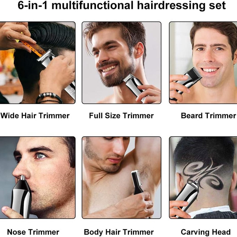 11 in 1 multi hair trimmer men facial beard body grooming kits