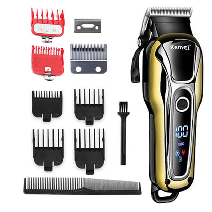 Electric Hair Clipper Hair Cutting machine Wireless Trimmer Men Professional