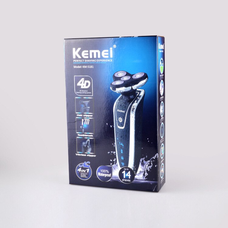 Multifunctional 4in1 Men's Rechargeable Shaver