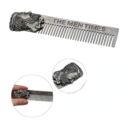 Gentleman Barber Styling Metal Comb Stainless Steel