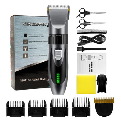 Wireless Hair Cutting Kit Beard Trimme