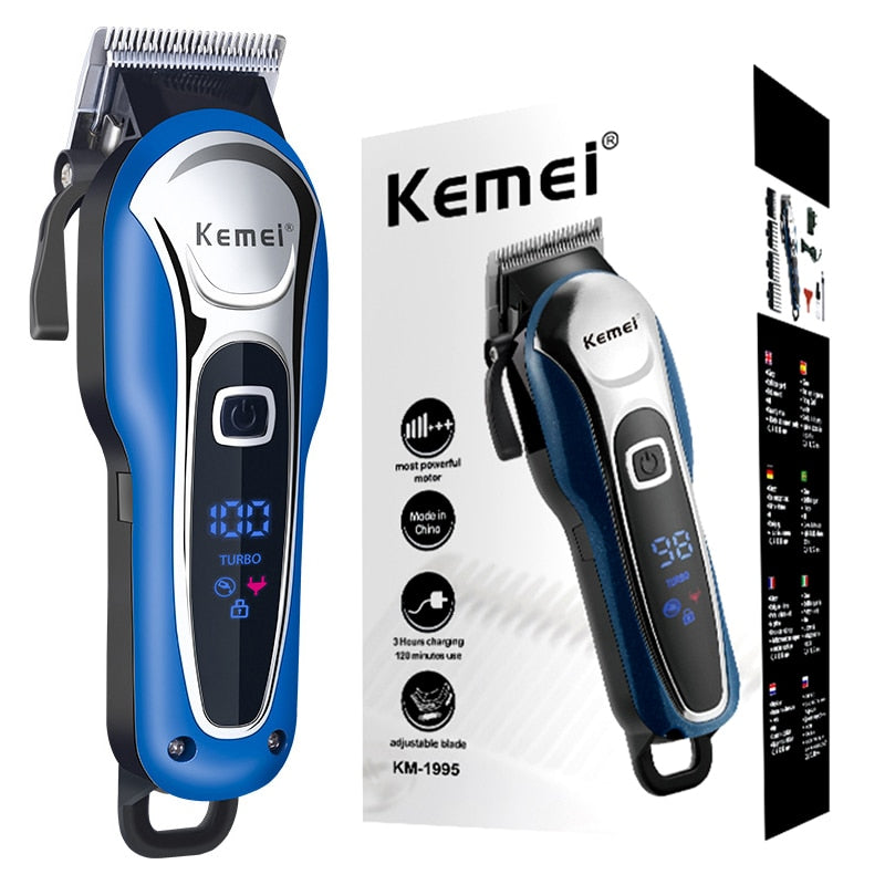 Powerful rechargeable hair clipper