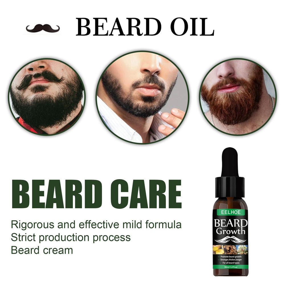 Crafted Beard Growth Serum Oil Roller Set Beard