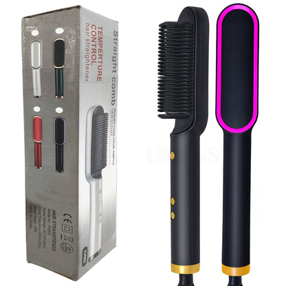 Multifunctional Hair Straightener Brush Men Beard