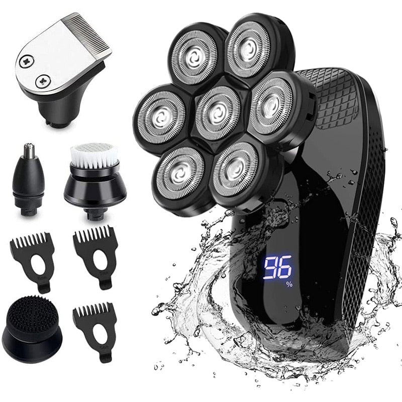 7D Shaver 5 in 1 Bald Head Shavers for Men USB Electric