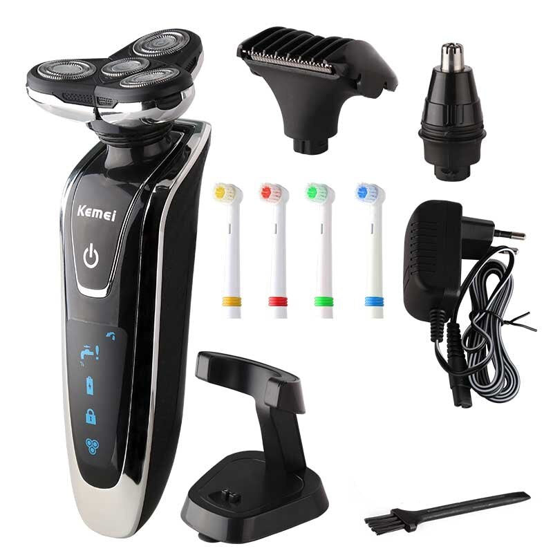 Multifunctional 4in1 Men's Rechargeable Shaver