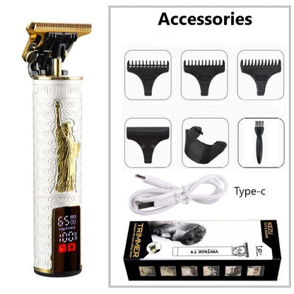 New Electric Hair Clipper Waterproof Beard Trimmer