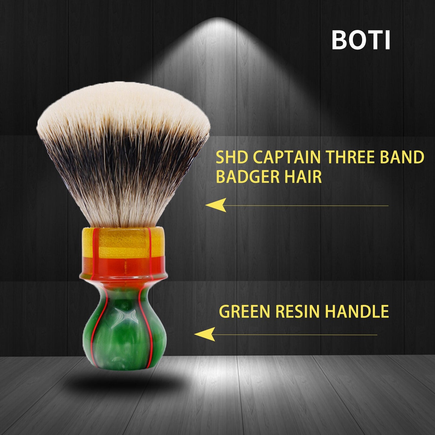 Shaving Brush SHD Captain Three Band Badger