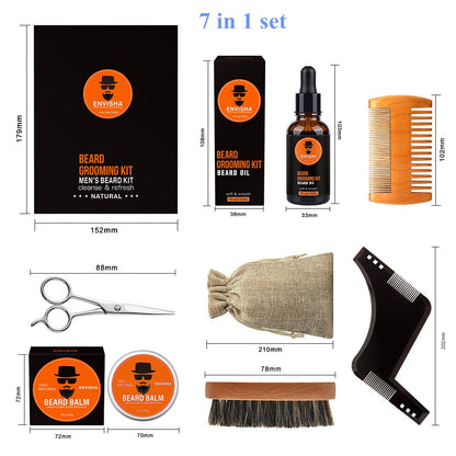 Special Offer Beard Care Set Growth Cream Oil Serum Natural