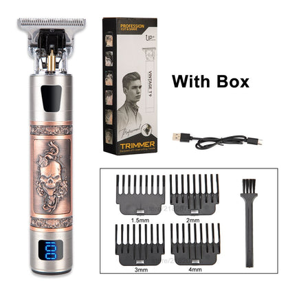 Wireless Cutting Machine Beard Trimmer Shaving Barber Hair Clipper