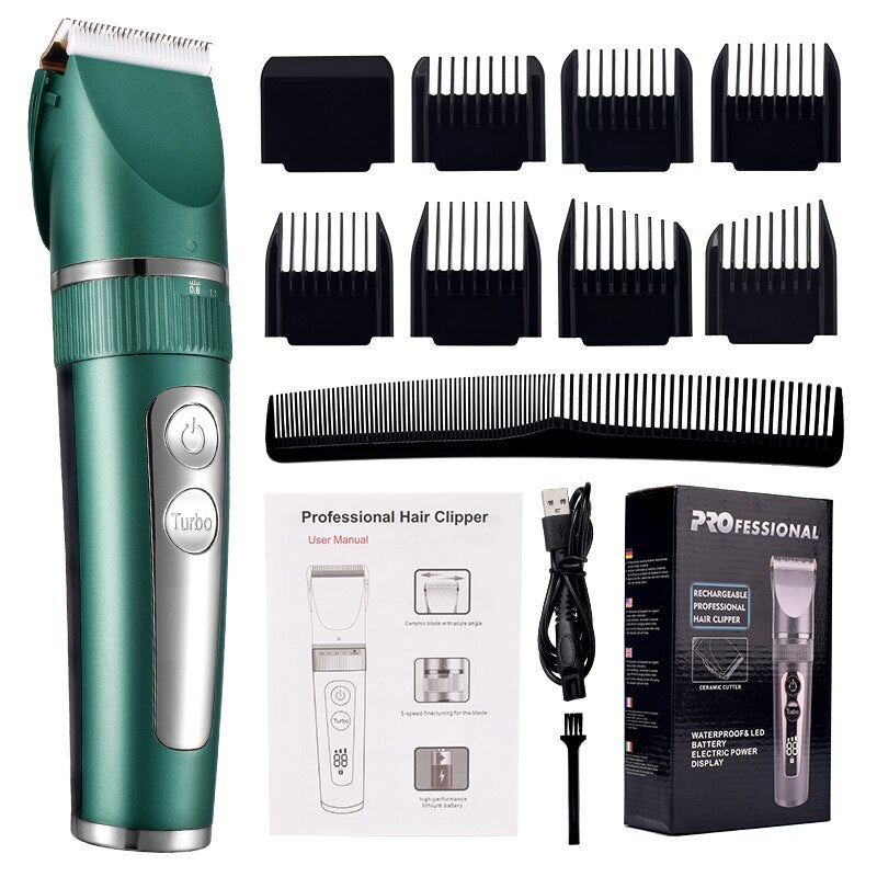 Hair Clipper For Men Rechargeable Electric