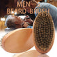Men Beard Brush Facial Hair Brush Boar Bristle