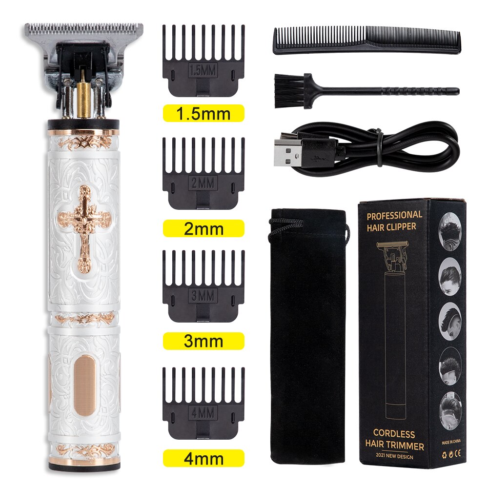 LCD Hair Clippers Professional Cutting