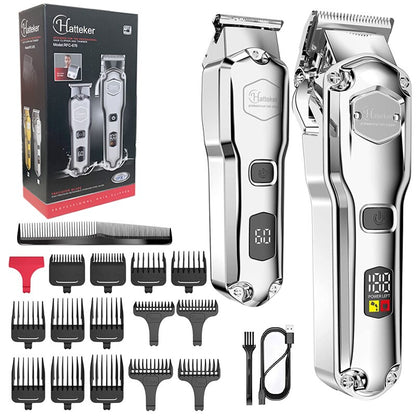 Adjustable hair clipper combo kit hair trimmer