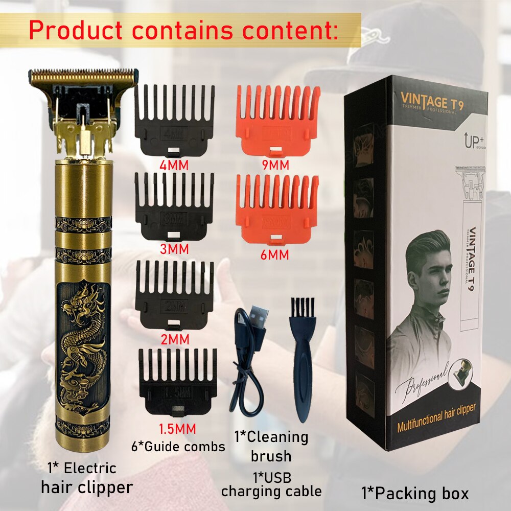 Hair Clipper Professional Comb 6MM 9MM Shaving Trimmer