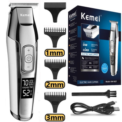 Professional Hair Clipper Beard Trimmer  Speed LED Digital Carving Clippers