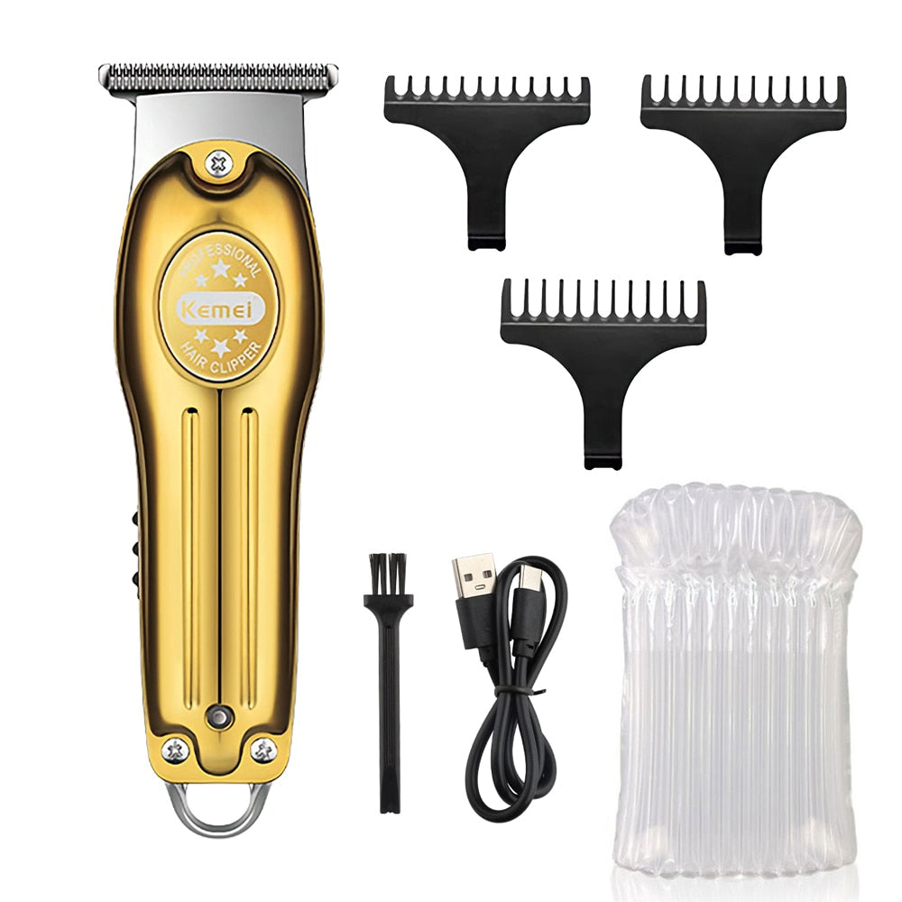 KM-1949 Full Metal Professional Electric Hair Clipper Men's Beard Trimmer