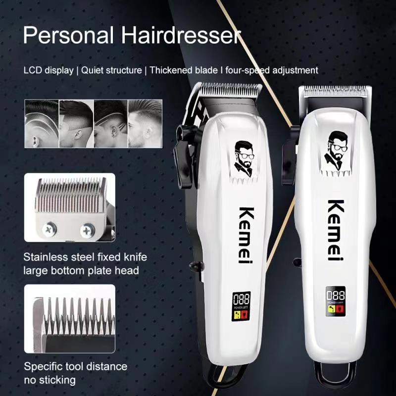 KM-PG809A Electric Hair Clipper Cordless Men's Trimmer