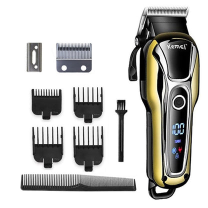 Electric Hair Clipper Hair Cutting machine Wireless Trimmer Men Professional