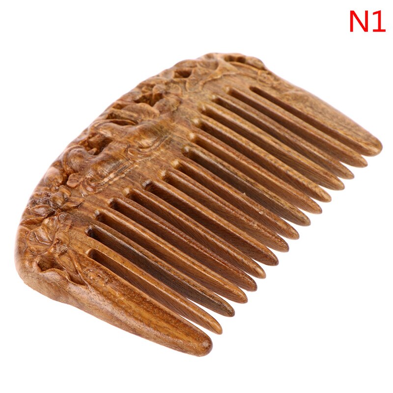 Pocket Comb Natural Peach Wood Small Comb