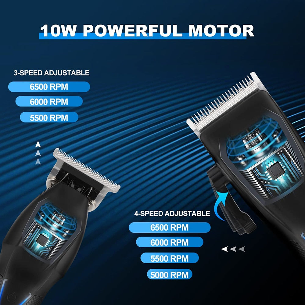 Hair Clippers and Trimmer Kit for Men