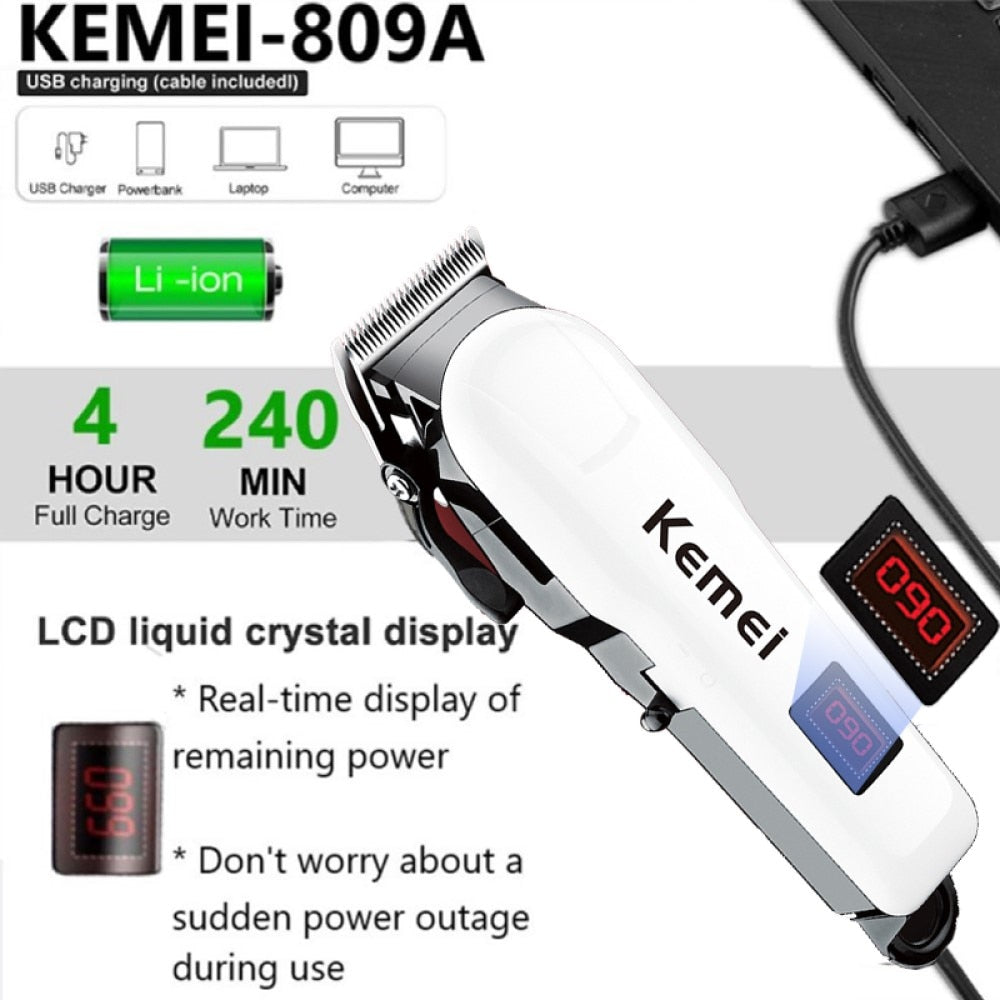 Kemei Electric Hair Clipper Hair Cut Maching