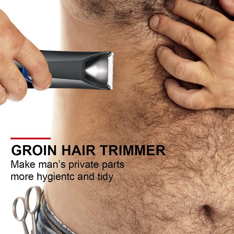 Washable Electric Groin & Body Trimmer For Men Women Ball Shaver