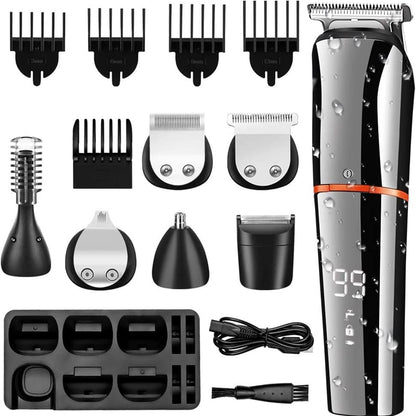 11 in 1 multi hair trimmer men facial beard body grooming kits