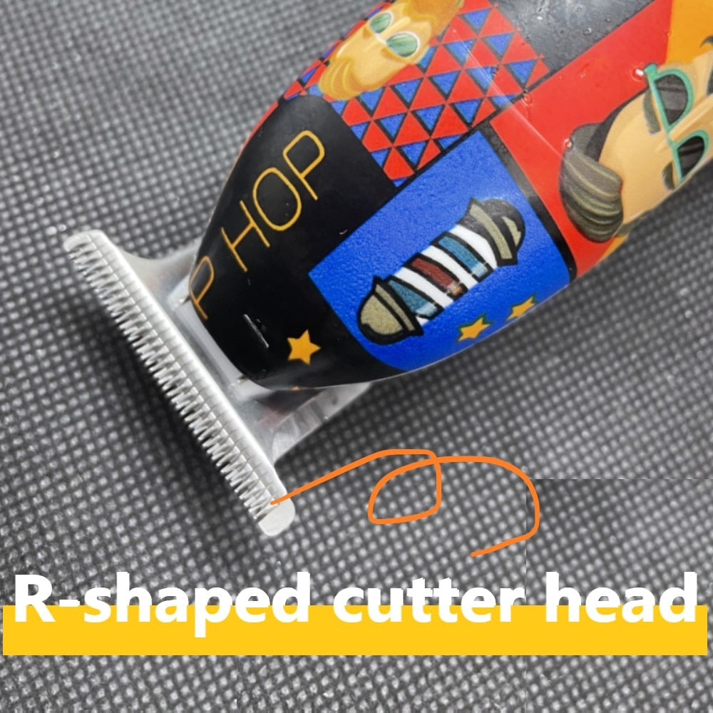 Hair Clipper Rechargeable Graffiti Electric