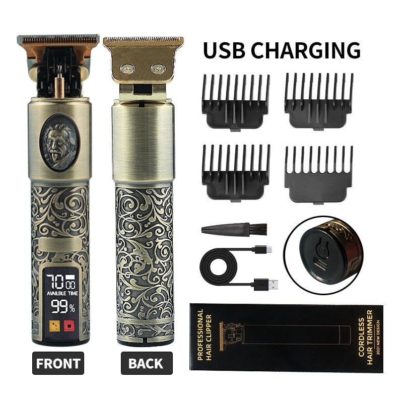 Rechargeable Hair Clipper Man Shaver Trimmer