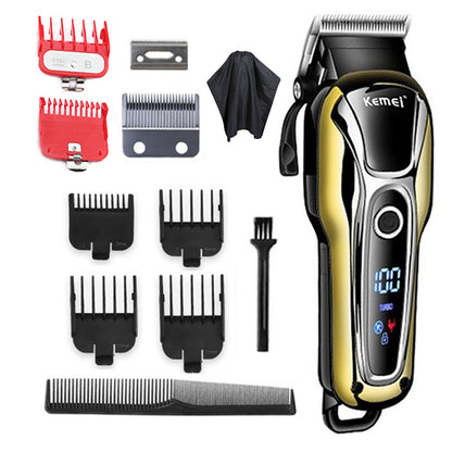 Electric Hair Clipper Hair Cutting machine Wireless Trimmer Men Professional