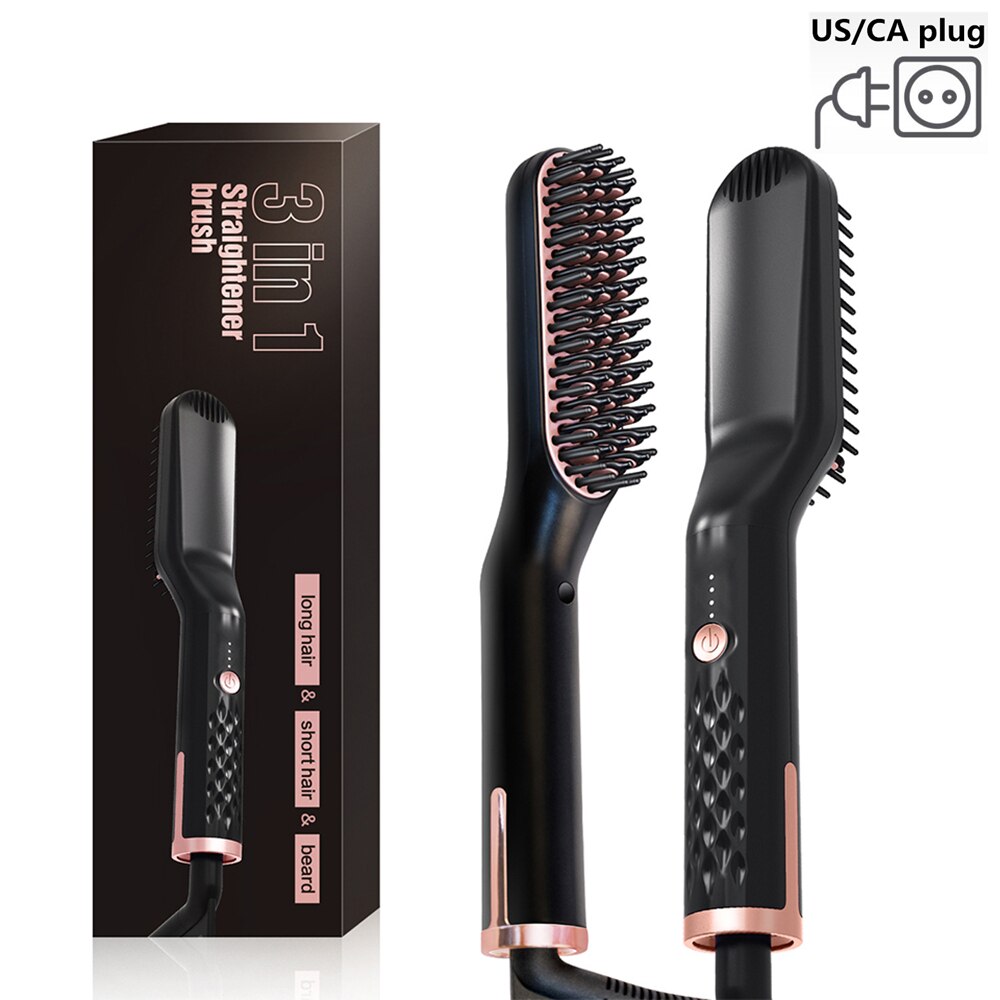 Straightener Multifunctional Brush Beard