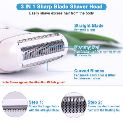 Women Painless Electric Epilator Beard