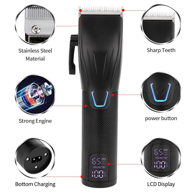 Professional Electric Hair Clipper Men