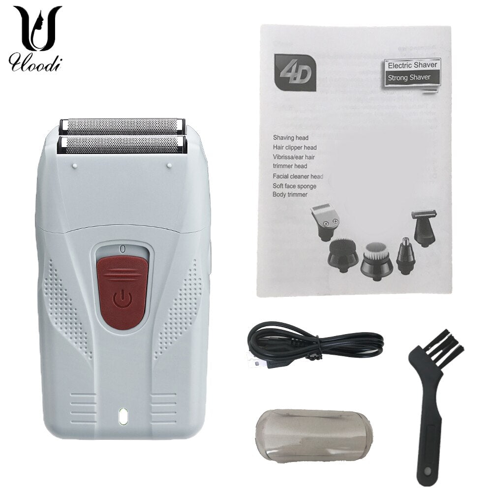 Rechargeable Cordless for Men Twin Blade Reciprocating