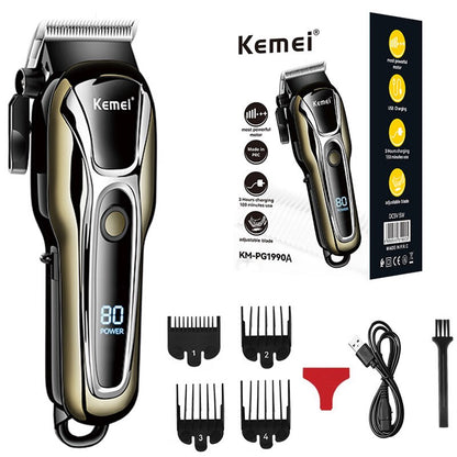 Original Kemei Professional Hair Clipper Barber Hair Trimmer For Men