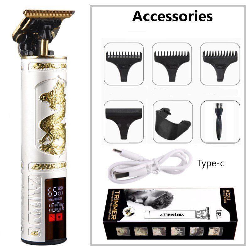 New Electric Hair Clipper Waterproof Beard Trimmer