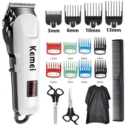 Electric Hair Clipper Hair Cut  Wireless Trimmer Professional Clipper