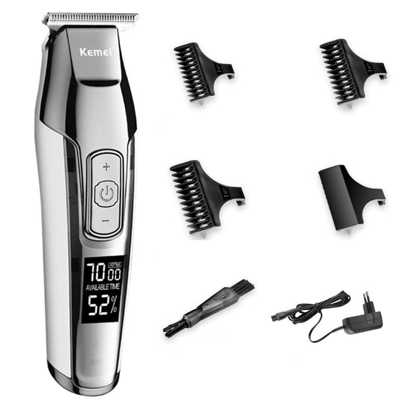 Beard grooming hair clipper rechargeable