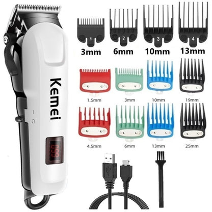 Electric Hair Clipper Hair Cut  Wireless Trimmer Professional Clipper